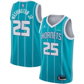 Dres Charlotte Hornets PJ Washington 25 Jordan 2022-23 Icon Edition Teal Swingman